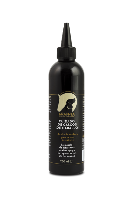 Aceite para el cuidado de los cascos de los caballos