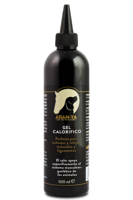 Gel calorífico para caballos
