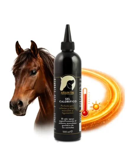 Gel calorífico para caballos