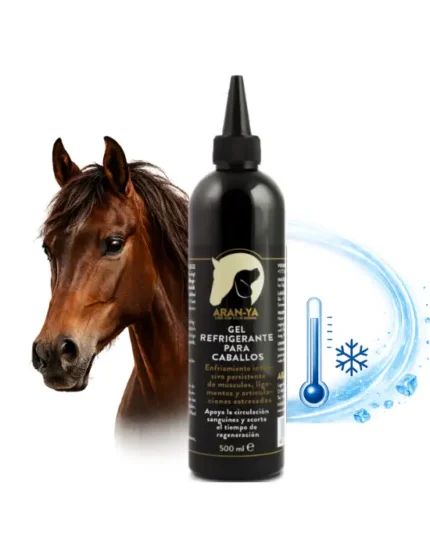 Gel refrigerante para caballos