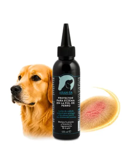 Protector para eczema en la piel del perro