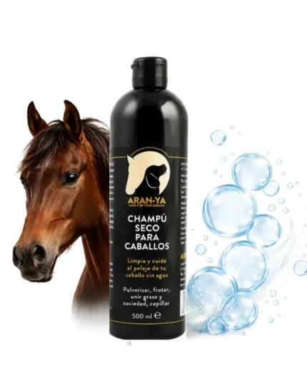 Champú seco para caballos